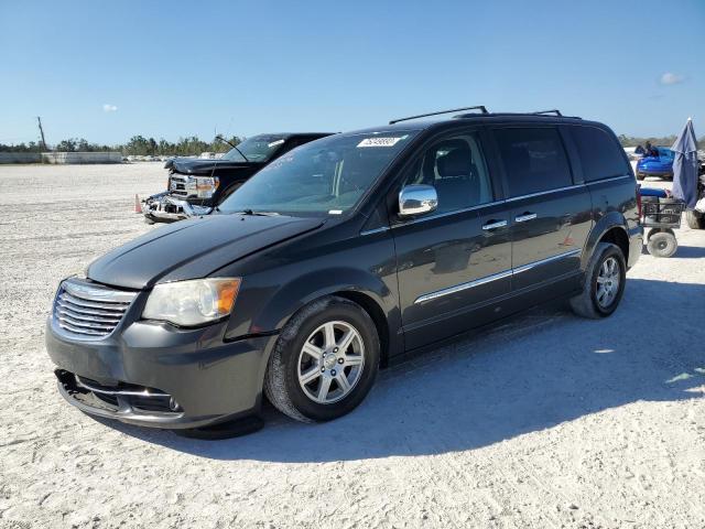 2C4RC1CG8CR297185 - 2012 CHRYSLER TOWN & COU TOURING L GRAY photo 1