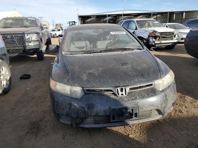 2HGFG12648H569908 - 2008 HONDA CIVIC LX BLACK photo 5