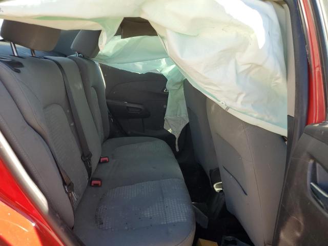 1G1JA5SH1C4173260 - 2012 CHEVROLET SONIC LS წითელი ფოტო 10