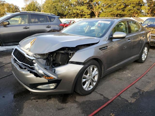 5XXGN4A76DG145020 - 2013 KIA OPTIMA EX GRAY photo 1