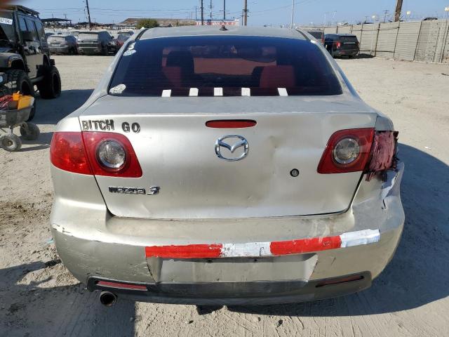 JM1BK12F941151669 - 2004 MAZDA 3 I SILVER photo 6