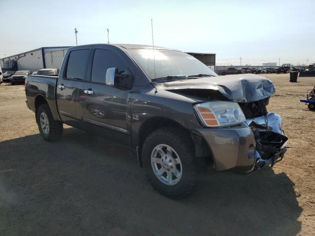 1N6AA07B24N531795 - 2004 NISSAN TITAN XE GRAY photo 4