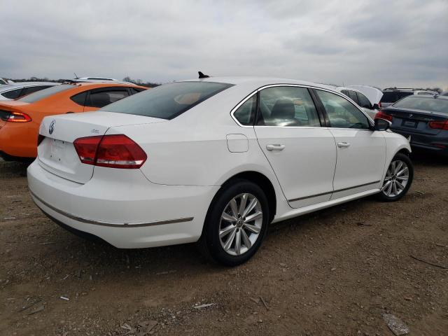 1VWCH7A33CC033436 - 2012 VOLKSWAGEN PASSAT SEL WHITE photo 3