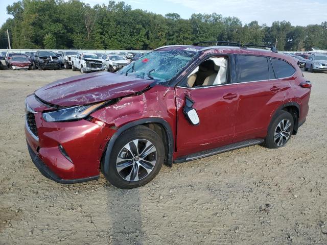 5TDGZRAHXNS546029 - 2022 TOYOTA HIGHLANDER XLE RED photo 1