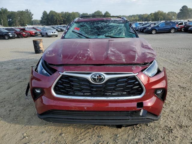 5TDGZRAHXNS546029 - 2022 TOYOTA HIGHLANDER XLE RED photo 5