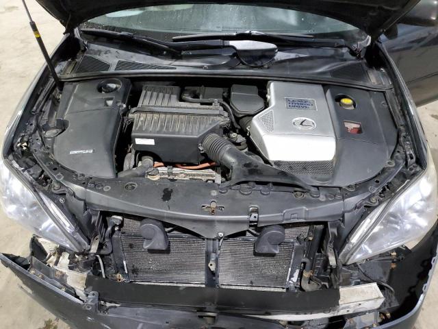 JTJHW31UX82855628 - 2008 LEXUS RX 400H GRAY photo 11