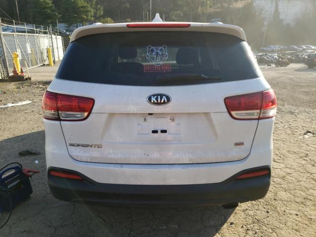 5XYPGDA34GG059180 - 2016 KIA SORENTO LX WHITE photo 6