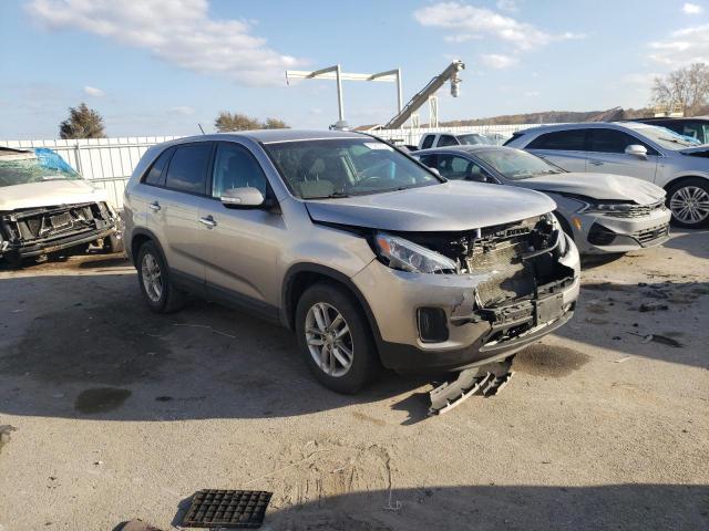 5XYKT3A67EG543741 - 2014 KIA SORENTO LX SILVER photo 4