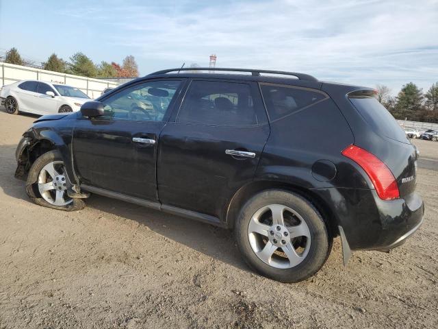 JN8AZ08W95W413725 - 2005 NISSAN MURANO SL BLACK photo 2