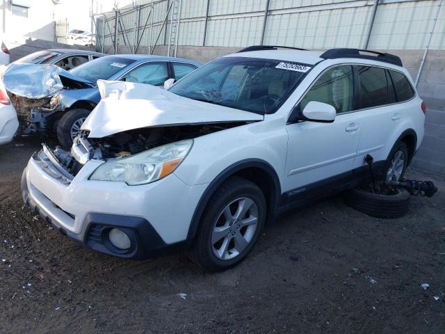 4S4BRCCC6D3255628 - 2013 SUBARU OUTBACK 2.5I PREMIUM WHITE photo 1