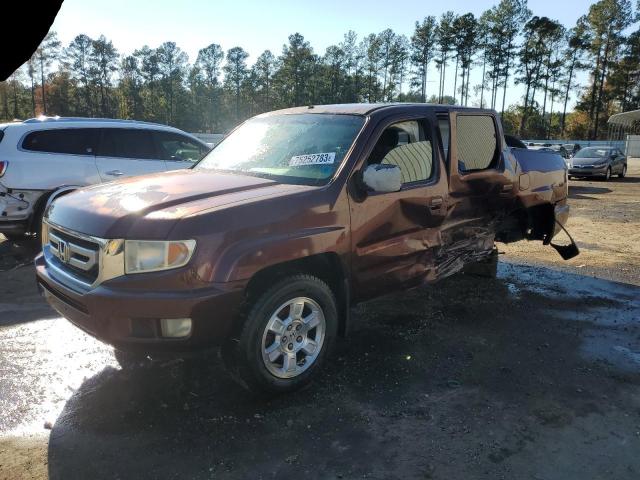 5FPYK1F43AB001182 - 2010 HONDA RIDGELINE RTS BURGUNDY photo 1