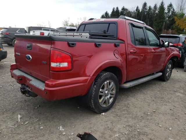 1FMEU5DE6AUA44572 - 2010 FORD EXPLORER S LIMITED RED photo 3