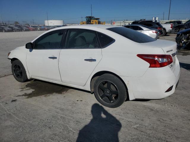 3N1AB7AP0HY328252 - 2017 NISSAN SENTRA S WHITE photo 2