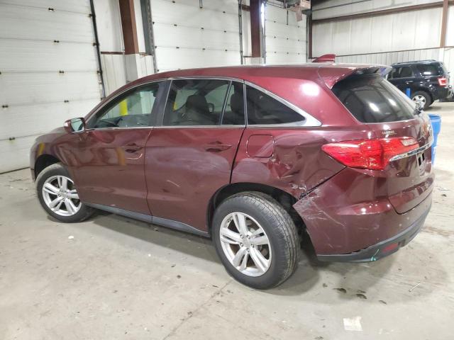 5J8TB4H32EL019587 - 2014 ACURA RDX BURGUNDY photo 2