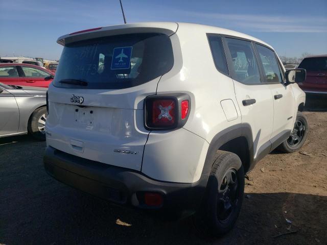 ZACNJBAB2LPL43371 - 2020 JEEP RENEGADE SPORT WHITE photo 3