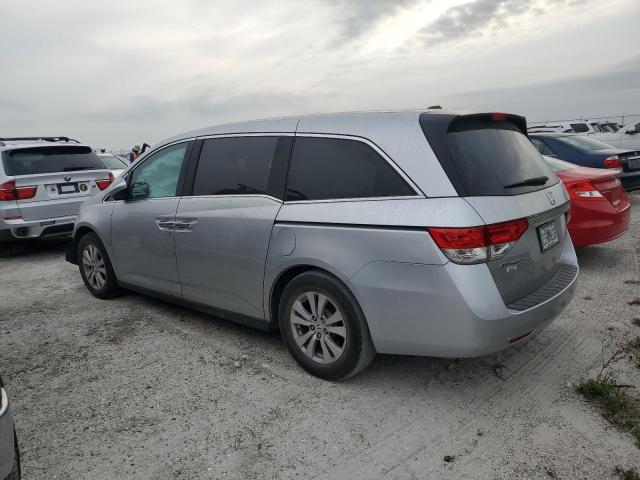 5FNRL5H67FB046066 - 2015 HONDA ODYSSEY EXL SILVER photo 2