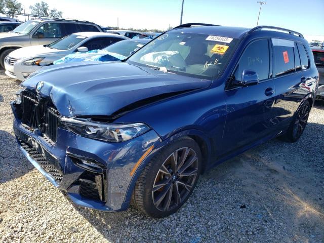 5UXCW2C00N9L11688 - 2022 BMW X7 XDRIVE40I BLUE photo 1