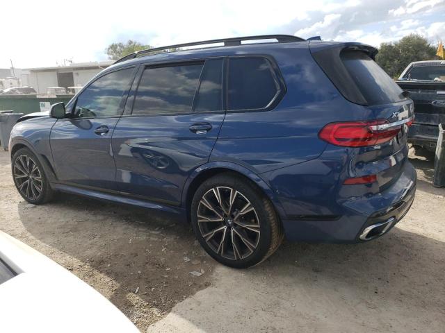 5UXCW2C00N9L11688 - 2022 BMW X7 XDRIVE40I BLUE photo 2