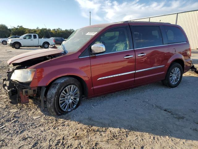 2C4RC1CG5ER108415 - 2014 CHRYSLER TOWN & COU TOURING L BURGUNDY photo 1