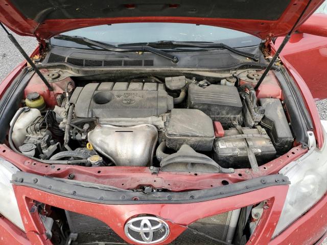 4T1BF3EK7BU720535 - 2011 TOYOTA CAMRY BASE RED photo 11