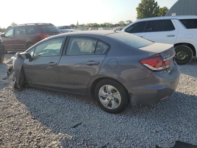 2HGFB2F57FH561501 - 2015 HONDA CIVIC LX GRAY photo 2