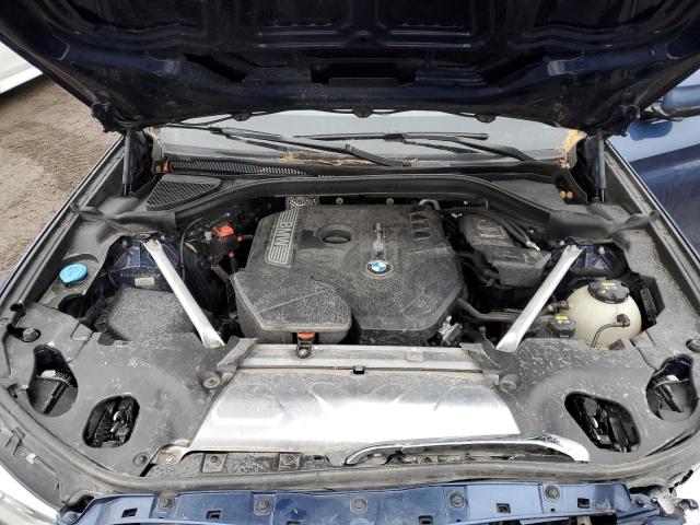 5UXTR9C54JLA44597 - 2018 BMW X3 XDRIVE30I BLUE photo 11