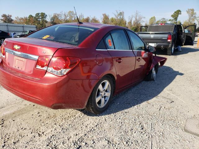 1G1PC5SB0D7160189 - 2013 CHEVROLET CRUZE LT BURGUNDY photo 3