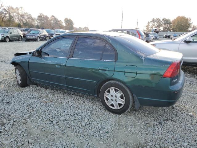 2HGES26741H505649 - 2001 HONDA CIVIC EX GREEN photo 2