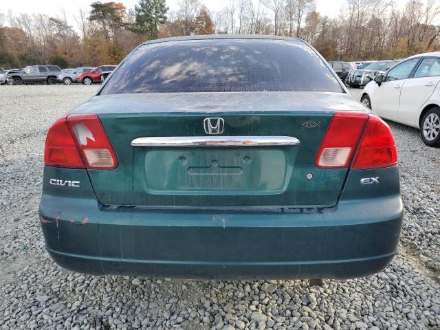 2HGES26741H505649 - 2001 HONDA CIVIC EX GREEN photo 6