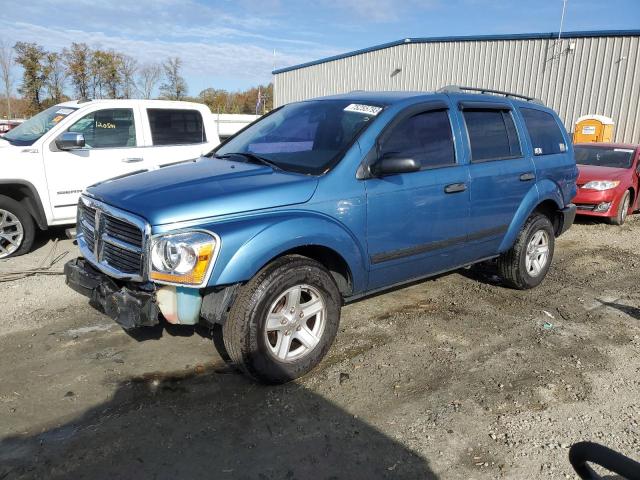 1D4HD38K56F118374 - 2006 DODGE DURANGO SXT BLUE photo 1