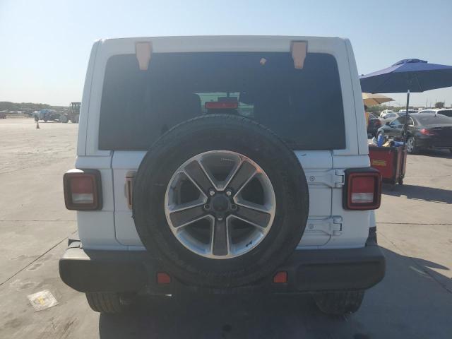 1C4HJXEG0NW240264 - 2022 JEEP WRANGLER U SAHARA WHITE photo 6