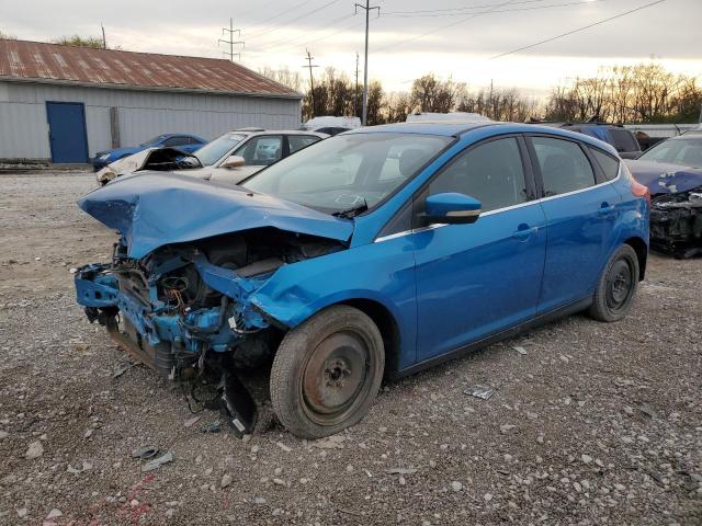 1FAHP3N29CL475570 - 2012 FORD FOCUS TITANIUM BLUE photo 1