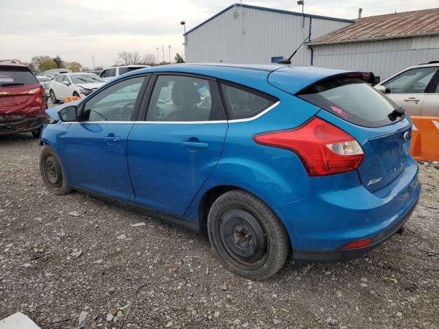 1FAHP3N29CL475570 - 2012 FORD FOCUS TITANIUM BLUE photo 2