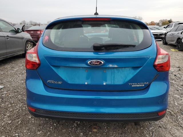 1FAHP3N29CL475570 - 2012 FORD FOCUS TITANIUM BLUE photo 6