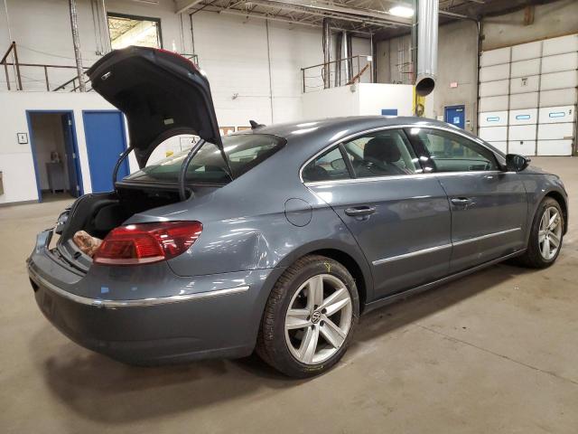 WVWBP7ANXDE557742 - 2013 VOLKSWAGEN CC SPORT GRAY photo 3