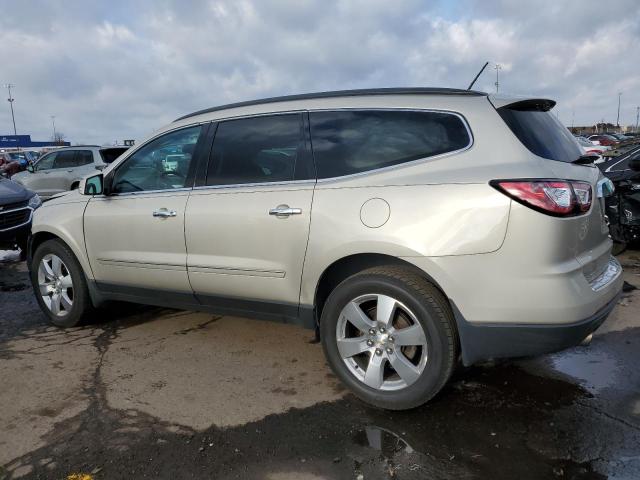 1GNKRJKD8FJ190127 - 2015 CHEVROLET TRAVERSE LTZ GOLD photo 2