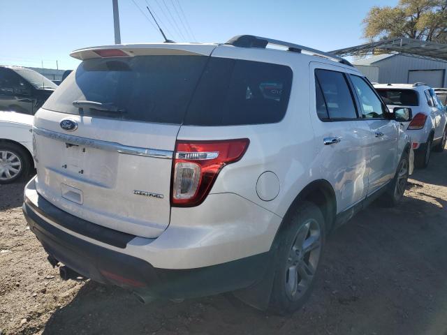 1FM5K7F85EGA88253 - 2014 FORD EXPLORER LIMITED WHITE photo 3