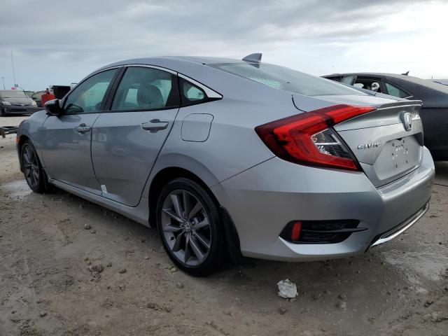 19XFC1F36ME010859 - 2021 HONDA CIVIC EX SILVER photo 2