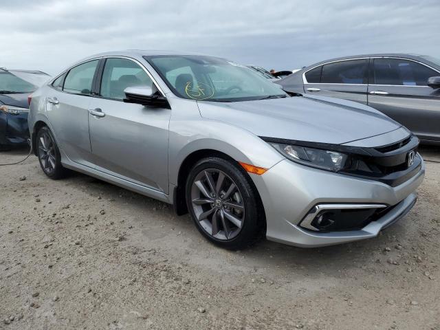 19XFC1F36ME010859 - 2021 HONDA CIVIC EX SILVER photo 4