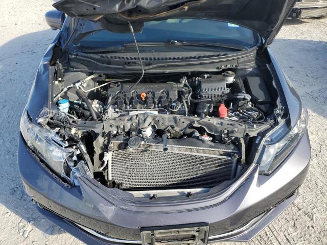 2HGFB2F95FH529973 - 2015 HONDA CIVIC EXL ნაცრისფერი ფოტო 11