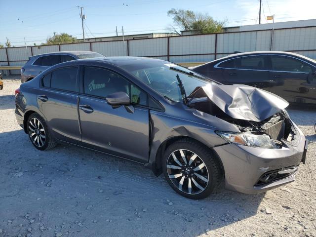 2HGFB2F95FH529973 - 2015 HONDA CIVIC EXL GRAY photo 4