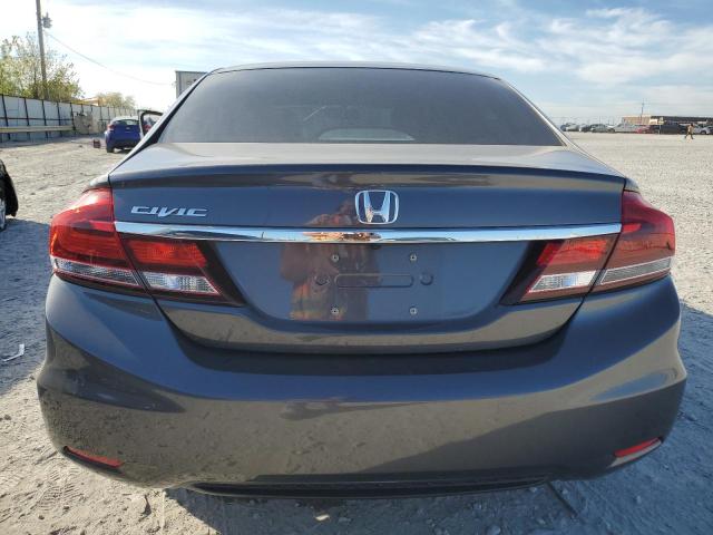 2HGFB2F95FH529973 - 2015 HONDA CIVIC EXL ნაცრისფერი ფოტო 6