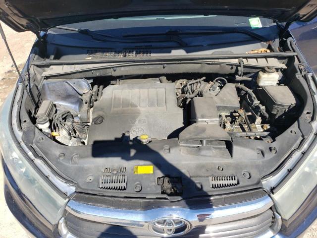 5TDJKRFH4FS107882 - 2015 TOYOTA HIGHLANDER XLE BLUE photo 12