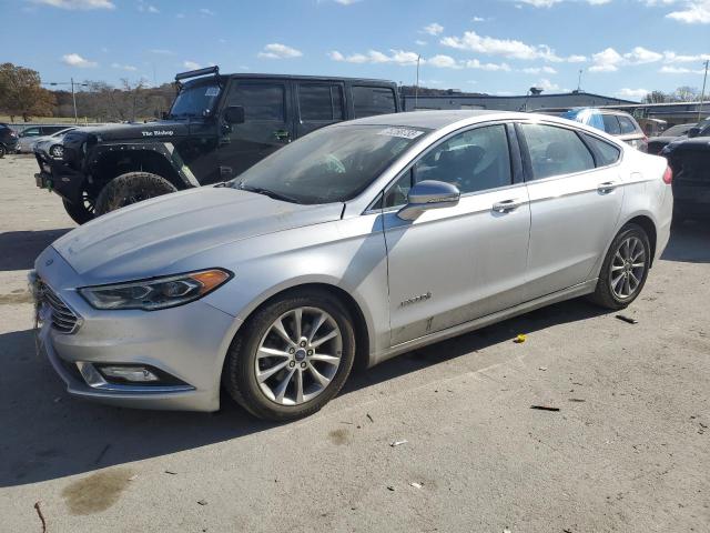 3FA6P0LU3HR164994 - 2017 FORD FUSION SE HYBRID SILVER photo 1