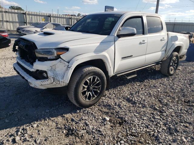 3TMCZ5AN9MM381375 - 2021 TOYOTA TACOMA DOUBLE CAB WHITE photo 1