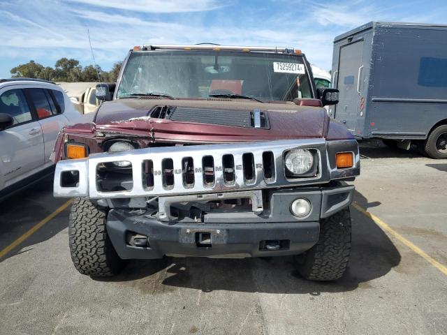 5GRGN23U57H102382 - 2007 HUMMER H2 MAROON photo 5