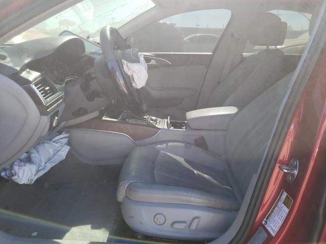 WAUHGAFC8CN103452 - 2012 AUDI A6 PRESTIGE წითელი ფოტო 7