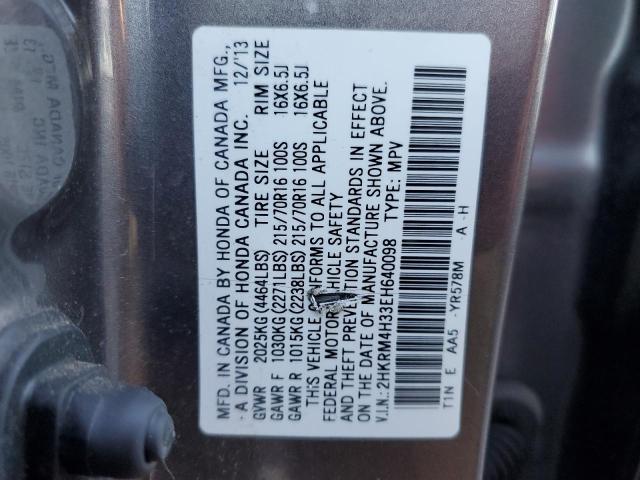 2HKRM4H33EH640098 - 2014 HONDA CR-V LX BROWN photo 13