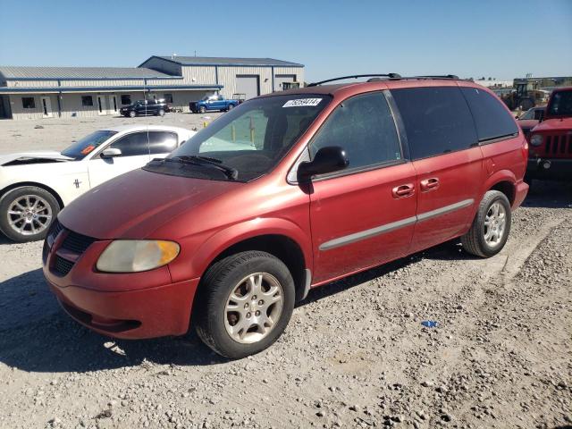 1D4GP45R94B561528 - 2004 DODGE CARAVAN SXT RED photo 1