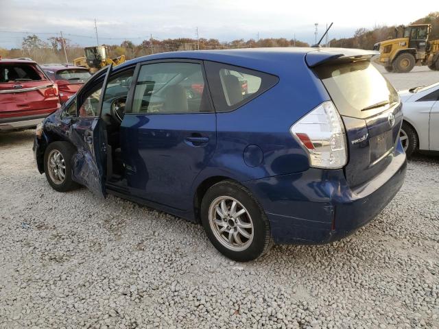 JTDZN3EU6E3304820 - 2014 TOYOTA PRIUS V BLUE photo 2